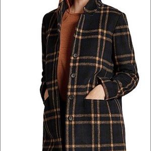 Velvet by Graham & Spencer Wool Plaid Coat